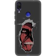 Черный чехол Uprint Xiaomi Redmi Note 7 Нападение на Титана