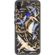 Черный чехол Uprint Xiaomi Redmi Note 7 Ластівки
