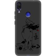 Черный чехол Uprint Xiaomi Redmi Note 7 