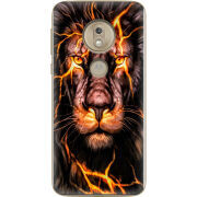 Чехол Uprint Motorola Moto G7 Play XT1952 Fire Lion