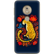 Чехол Uprint Motorola Moto G7 Play XT1952 Petrykivka Leopard