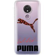 Прозрачный чехол Uprint Motorola Moto G7 Power XT1955 Wild Cat