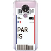 Прозрачный чехол Uprint Motorola Moto G7 Power XT1955 Ticket Paris