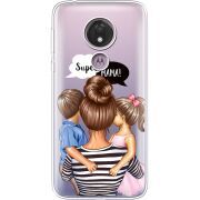 Прозрачный чехол Uprint Motorola Moto G7 Power XT1955 Super Mama