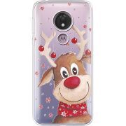 Прозрачный чехол Uprint Motorola Moto G7 Power XT1955 Winter Deer