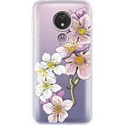 Прозрачный чехол Uprint Motorola Moto G7 Power XT1955 Cherry Blossom