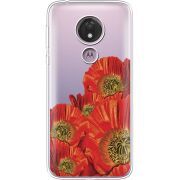 Прозрачный чехол Uprint Motorola Moto G7 Power XT1955 Red Poppies