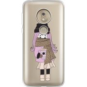 Прозрачный чехол Uprint Motorola Moto G7 Play XT1952 Winter Morning Girl