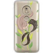 Прозрачный чехол Uprint Motorola Moto G7 Play XT1952 Cute Mermaid