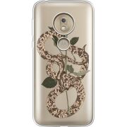 Прозрачный чехол Uprint Motorola Moto G7 Play XT1952 Glamor Snake
