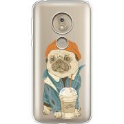Прозрачный чехол Uprint Motorola Moto G7 Play XT1952 Dog Coffeeman