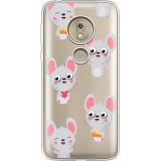 Прозрачный чехол Uprint Motorola Moto G7 Play XT1952 с 3D-глазками Mouse