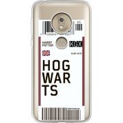 Прозрачный чехол Uprint Motorola Moto G7 Play XT1952 Ticket Hogwarts