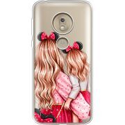 Прозрачный чехол Uprint Motorola Moto G7 Play XT1952 Mouse Girls