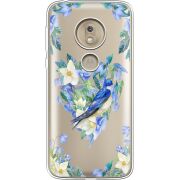 Прозрачный чехол Uprint Motorola Moto G7 Play XT1952 Spring Bird
