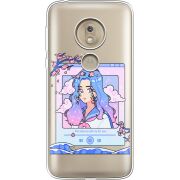 Прозрачный чехол Uprint Motorola Moto G7 Play XT1952 The Sakuras Will Cry For You