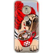 Прозрачный чехол Uprint Motorola Moto G7 Play XT1952 Winter Puggy