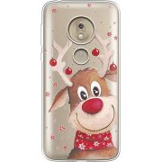 Прозрачный чехол Uprint Motorola Moto G7 Play XT1952 Winter Deer