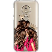 Прозрачный чехол Uprint Motorola Moto G7 Play XT1952 Queen and Princess