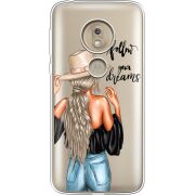Прозрачный чехол Uprint Motorola Moto G7 Play XT1952 Follow Your Dreams