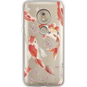 Прозрачный чехол Uprint Motorola Moto G7 Play XT1952 Japanese Koi Fish