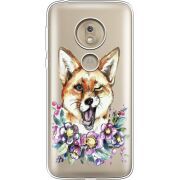Прозрачный чехол Uprint Motorola Moto G7 Play XT1952 Winking Fox