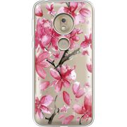Прозрачный чехол Uprint Motorola Moto G7 Play XT1952 Pink Magnolia