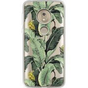 Прозрачный чехол Uprint Motorola Moto G7 Play XT1952 Banana Leaves