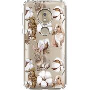Прозрачный чехол Uprint Motorola Moto G7 Play XT1952 Cotton and Rabbits