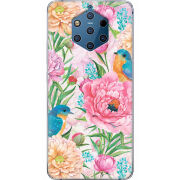 Чехол Uprint Nokia 9 Birds in Flowers