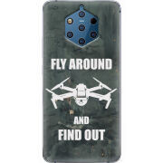 Чехол Uprint Nokia 9 Дрон Fly Around
