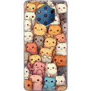 Чехол Uprint Nokia 9 Котики муркотики