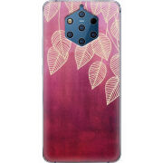 Чехол Uprint Nokia 9 Gold Leaves