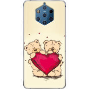 Чехол Uprint Nokia 9 Teddy Bear Love