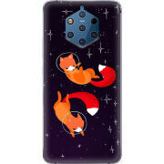 Чехол Uprint Nokia 9 Fox-Astronauts