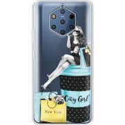 Прозрачный чехол Uprint Nokia 9 City Girl
