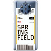 Прозрачный чехол Uprint Nokia 9 Ticket Springfield