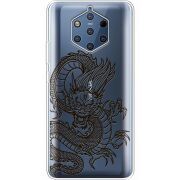 Прозрачный чехол Uprint Nokia 9 Chinese Dragon