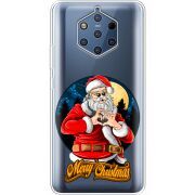 Прозрачный чехол Uprint Nokia 9 Cool Santa