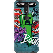 Чехол Uprint Nokia 4.2 Minecraft Graffiti