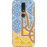 Чехол Uprint Nokia 4.2 Тризуб Вишивка