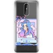 Прозрачный чехол Uprint Nokia 3.2 The Sakuras Will Cry For You
