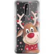 Прозрачный чехол Uprint Nokia 3.2 Winter Deer