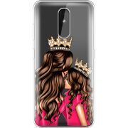 Прозрачный чехол Uprint Nokia 3.2 Queen and Princess