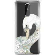 Прозрачный чехол Uprint Nokia 3.2 Swan