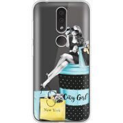 Прозрачный чехол Uprint Nokia 4.2 City Girl