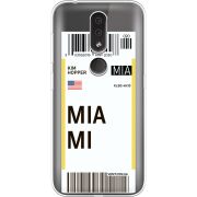 Прозрачный чехол Uprint Nokia 4.2 Ticket Miami