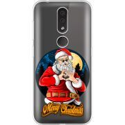 Прозрачный чехол Uprint Nokia 4.2 Cool Santa