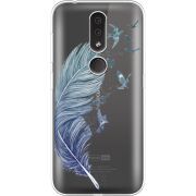 Прозрачный чехол Uprint Nokia 4.2 Feather