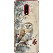 Чехол Uprint OnePlus 7 Christmas Owl